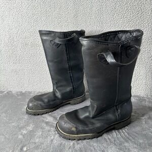 Honeywell Pro Series 5050B Firefighter Boots Sz 9 3E Wide Leather NFPA USA